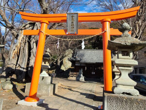 會地早雄神社 鳥居