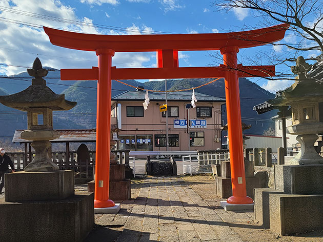 會地早雄神社 鳥居